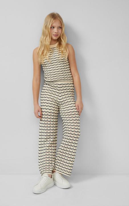 Produktbild s.Oliver Ajour-Stricktop im Slim Fit (134, 140)