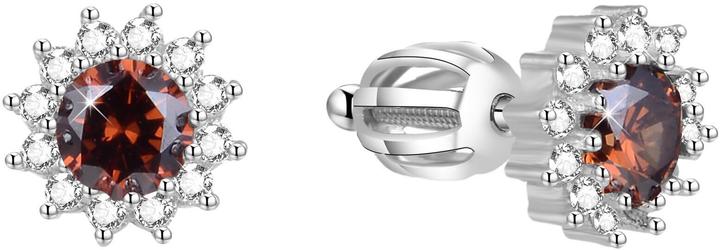 Produktbild Beneto Silver earrings with zircons AGUP1608S (L)