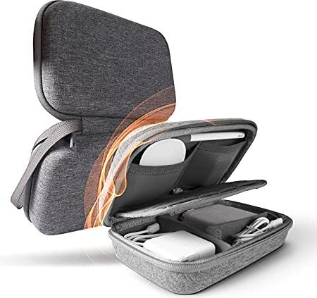 Produktbild Only-Bags.Store Hartschalenetui für Apple Magic Mouse, Magsafe-Ladegerät, Netzadapter, USB-Kabel, Eingabestift