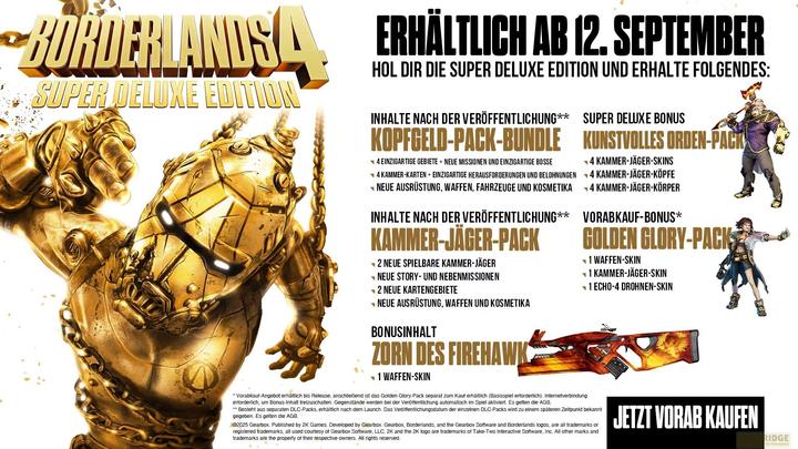 Actual product image 2K Games Borderlands 4 - Super Deluxe Edition (PS5, DE, FR)