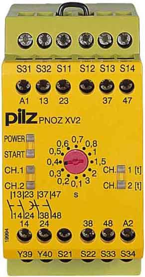 Actual product image Pilz 777504 PNOZ XV2P 0.5/24VDC 2n/o 2n/o fix