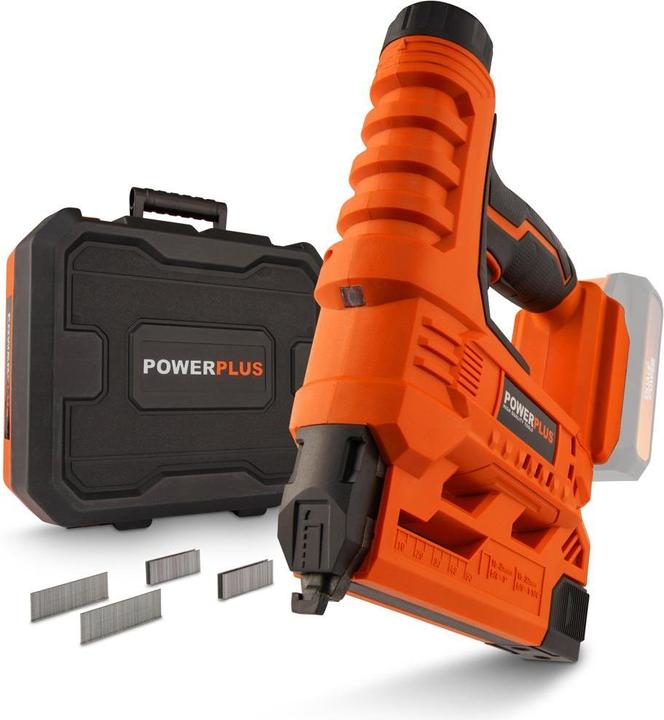 Image du produit Powerplus Agrafeuse Dual Power - Cloueuse 20V (SANS BATTERIE)