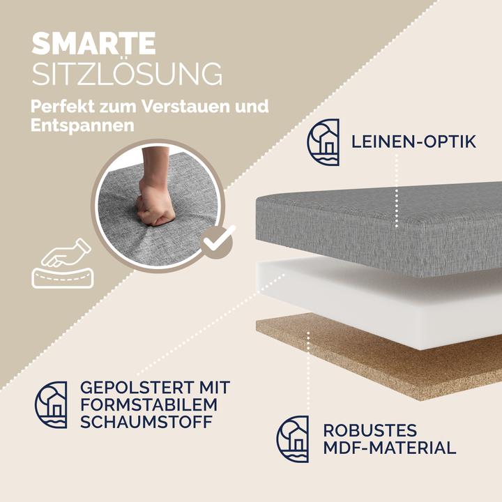 Produktbild Casaria Sitztruhe (80 cm)