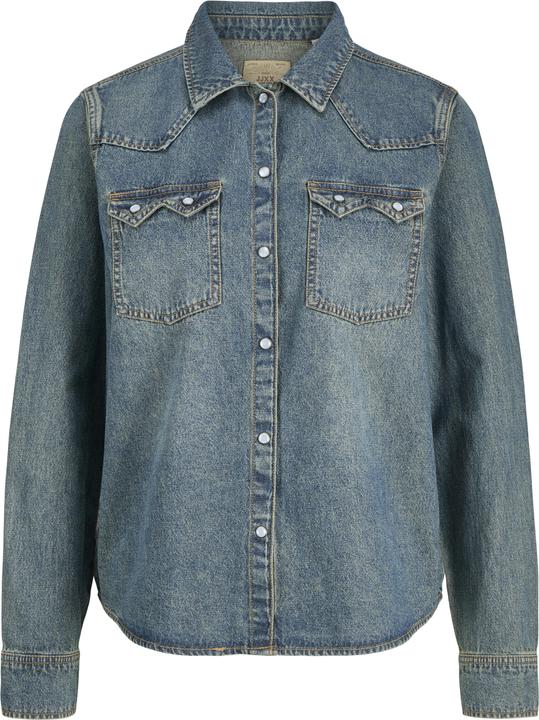 Denim bleu moyen