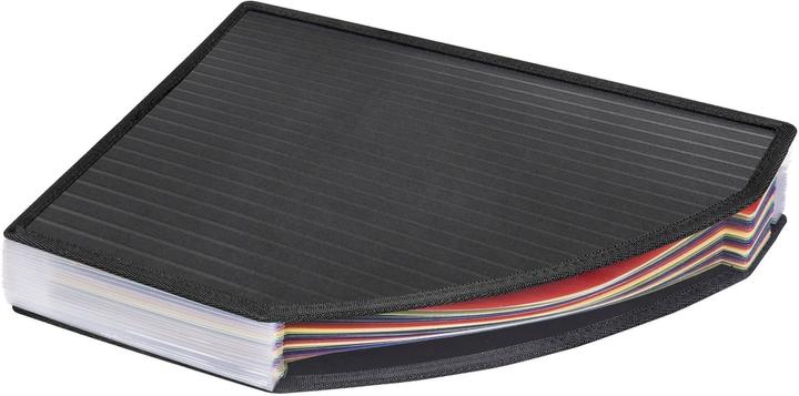 Produktbild Veloflex Stehsammler-/Fächerbox, PP, 255 x 150 x 40 mm, 320 mm, schwarz (A4)