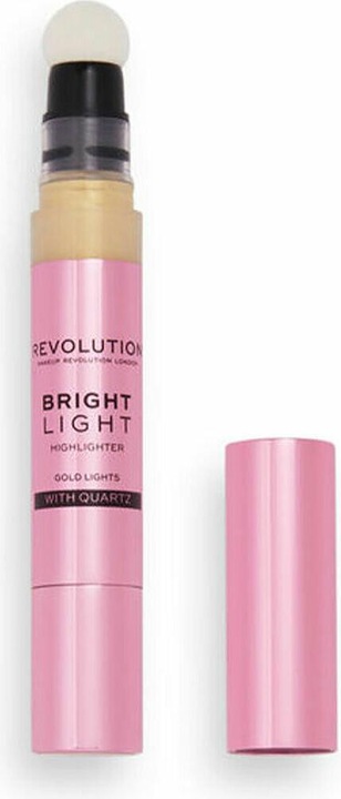 Image du produit Makeup Revolution Lumière vive Highlighter liquide Gold Lights 3ml (Lumières d'or, Highlighter)