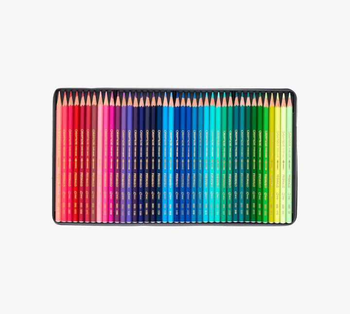 Actual product image Caran d'Ache Prismalo Aquarelle Holzkoffer (Multicoloured, Wood, 80 x)