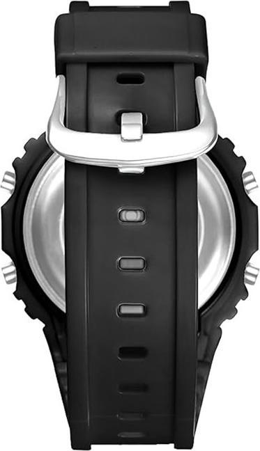 Actual product image Cbx Quadro Sportuhr Digitaluhr mit Silikonarmband Schwarz Gold (44 mm)