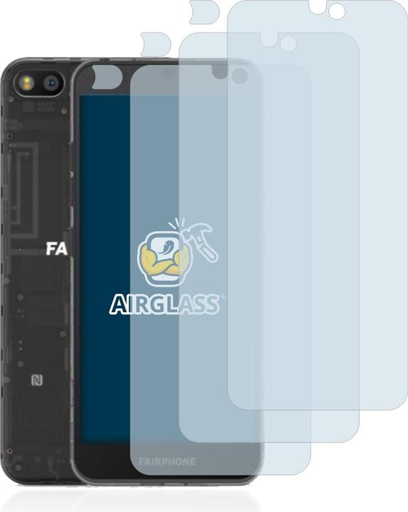 Actual product image BROTECT AirGlass Glass (3 pcs., Fairphone 3)