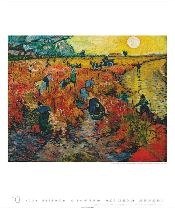 Produktbild Vincent van Gogh Edition Kalender 2026 (46 x 55 cm)