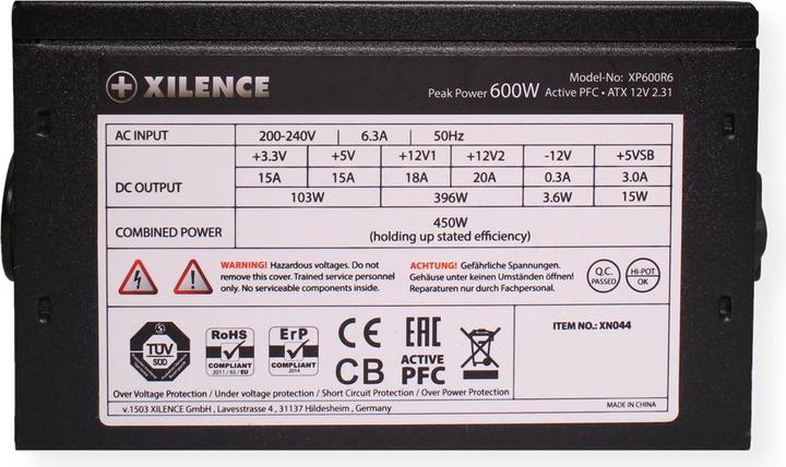 Produktbild Xilence XP600R6 (450 W)