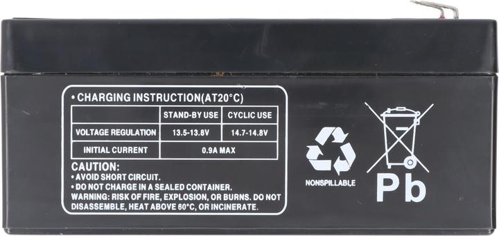 Actual product image Multipower MP3-12C Blei Akku 6,3mm Faston Stecker, zyklenfeste Ausführung (12 V)