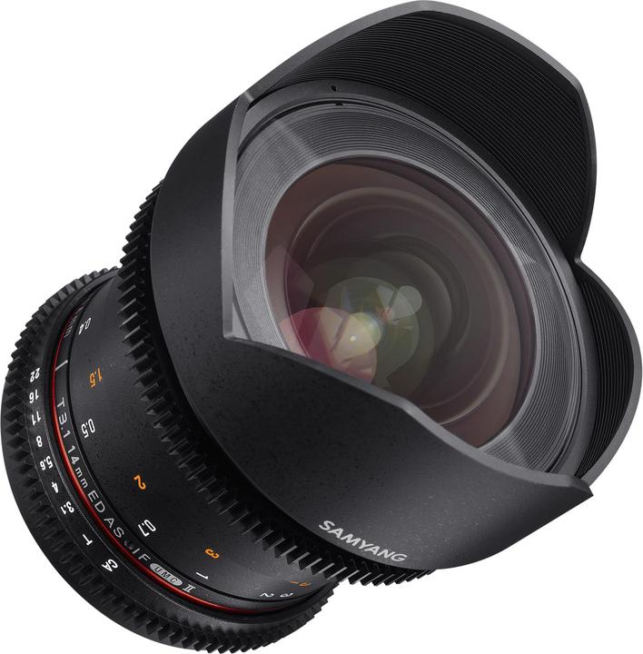 Image du produit Samyang 14mm T3.1 VDSLR II Canon EF (Canon EF-M, Plein format)