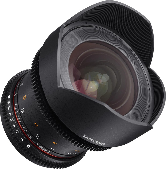 Samyang 14mm T3.1 VDSLR II Canon EF (Canon EF-M, Vollformat)