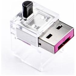 Thumbnail - Smart Keeper 12 x LAN Kabel Schlösser ohne BASIC Typ Schlüssel, Notebook Security, Pink