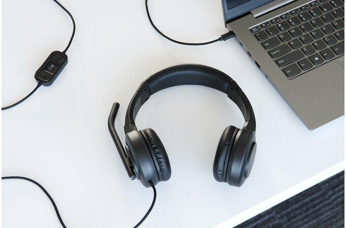 Actual product image Kensington Headset H1000 USB-C (Cable, USB-C)