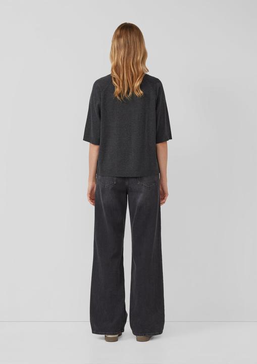 Produktbild s.Oliver Strickpullover Leichter Kurzarm-Strickpullover (34)