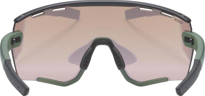 Produktbild Uvex Sports sportstyle 236 set (moss green-black matt, mirror silver/clear (S2/0), Mirror Yellow)