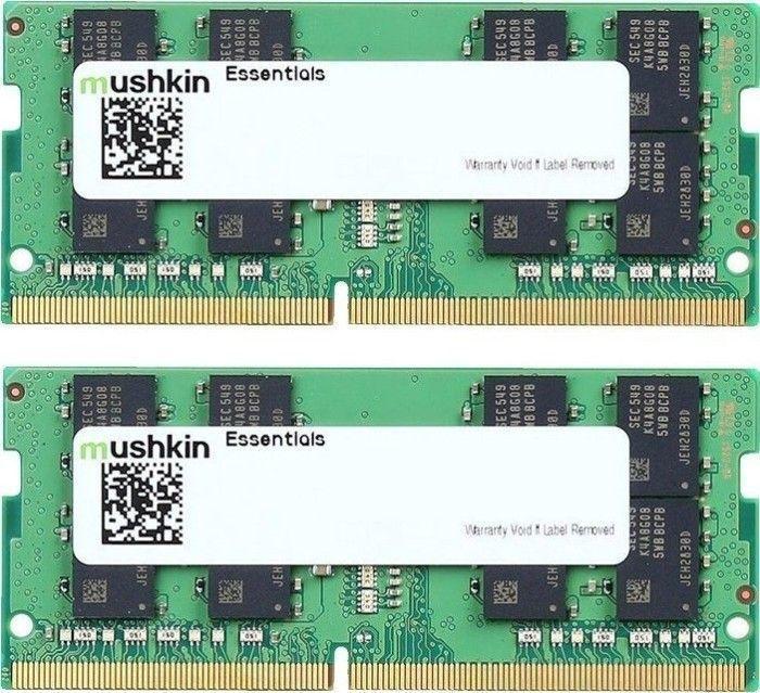 Produktbild Mushkin DDR4 - 16 GB -3200 - CL -22 - Dual Kit - RAM (MES4U320NF8GX2, Essentials) (2 x 8GB, 3200 MHz, DDR4-RAM, DIMM)