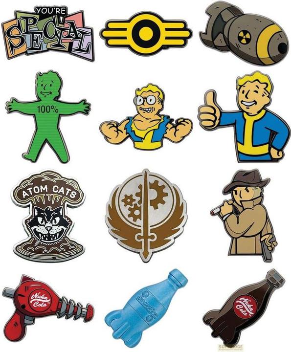 Produktbild Fanattik Fallout Ansteck-Pins Mystery Pin Badge Volume 2 Display (12)