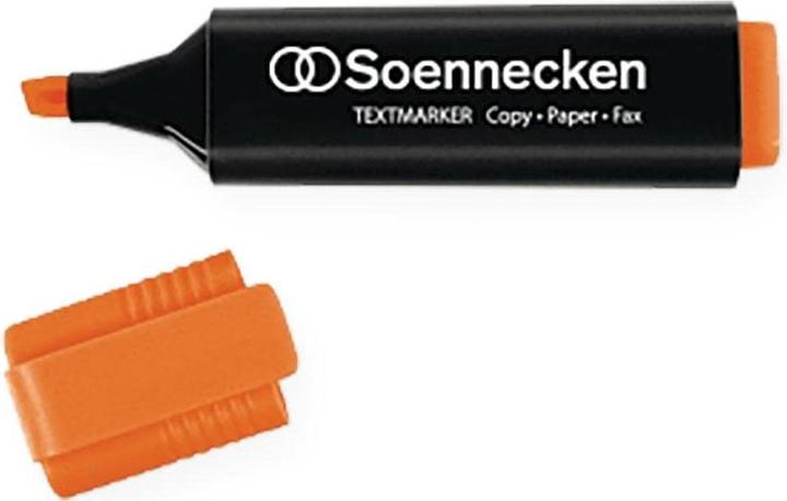 Produktbild Soennecken Textmarker Strichstärke: 2-5 mm Schreibfarbe: orange (Orange, 5 mm, 1 x)