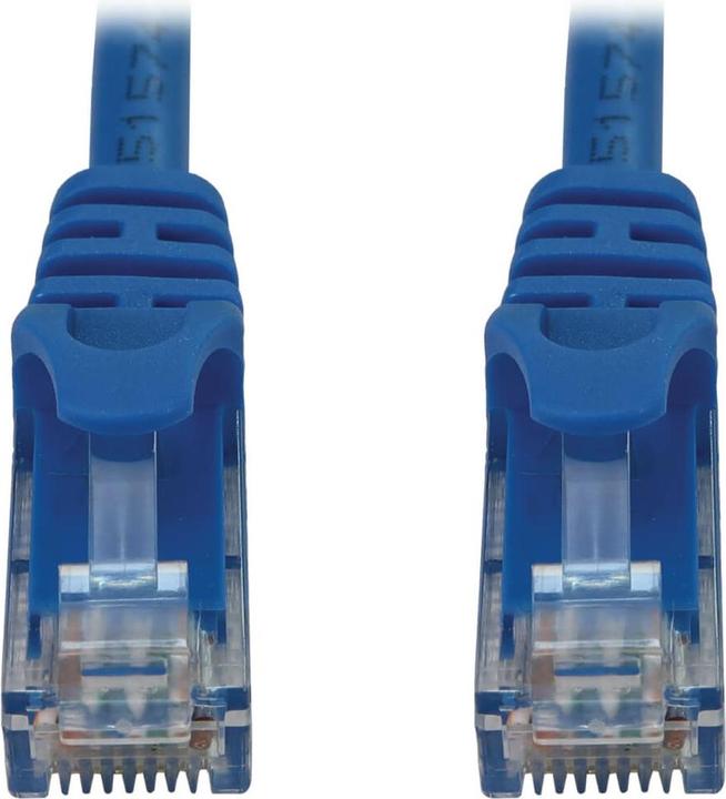 Produktbild Eaton TRIPPLITE Cat6a 10G Snagless Molded UTP Ethernet Cable RJ45m/M PoE Blue 25ft. 7,6m (U/UTP, CAT6a, 7.60 m)