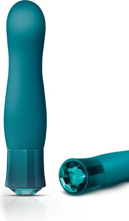 Actual product image Blush Novelties Oh My Gem - Fierce - 5.5" Puria Silicone G-Spot Vibrator - 5 Speeds & 5 Unique Vibra