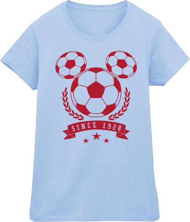Actual product image Disney Womens/Ladies Mickey Football Head Cotton T-Shirt (S)