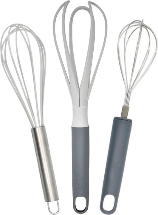 B-Home 3-tlg. Schneebesen-Set Rührbesen Schwingbesen Schlagbesen Handquirl