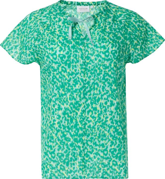 Image du produit Comma Bluse Blusenshirt mit All-over-Print (38)
