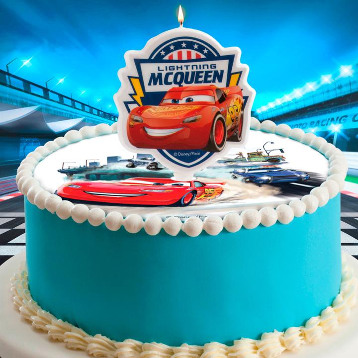 Produktbild Dekora Kerze Cars (7,5cm) (1 Stk.)