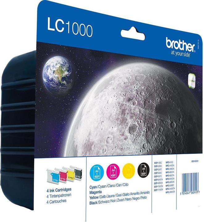 Image du produit Brother LC1000VALBP Value Pack (M, CF, Y, C)