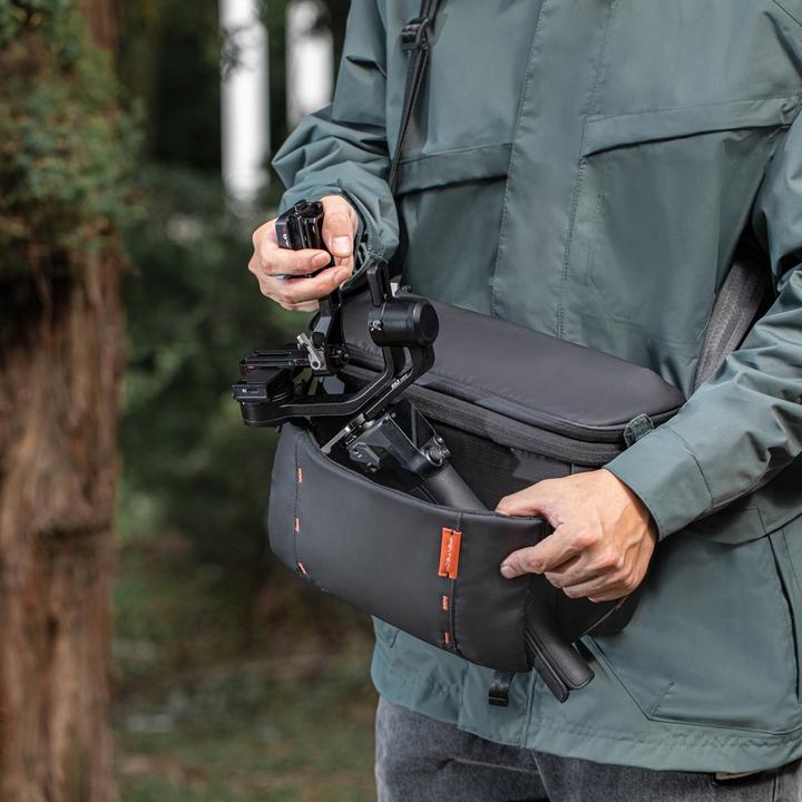 Actual product image Pgytech OneMo Sling 7L (Grey Camo) (Camera shoulder bag, 7 l)