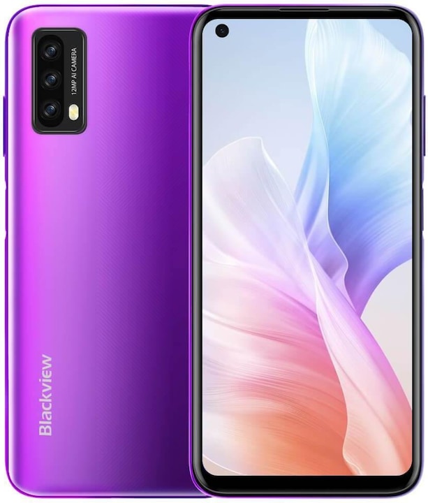Image du produit Blackview A90 Dual Sim 4GB RAM (pourpre) - 64 GB - (64 Go, Néon Pourpre, 6.39", Double SIM, 12 Mpx, 4G)