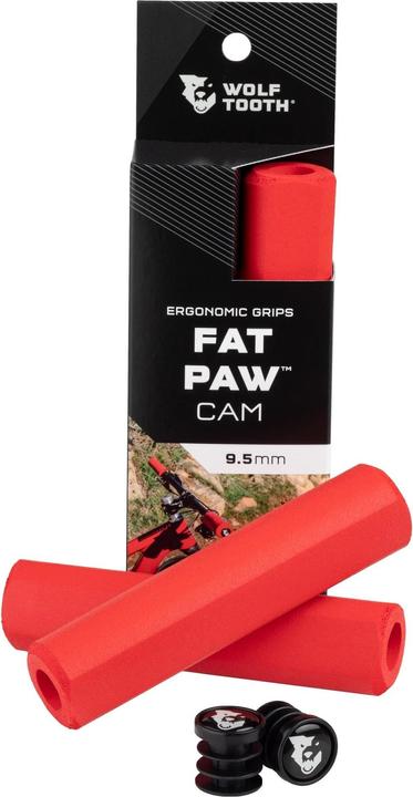 Image du produit Wolf Tooth Poignée Fat Paw Cam, 135/36mm, red