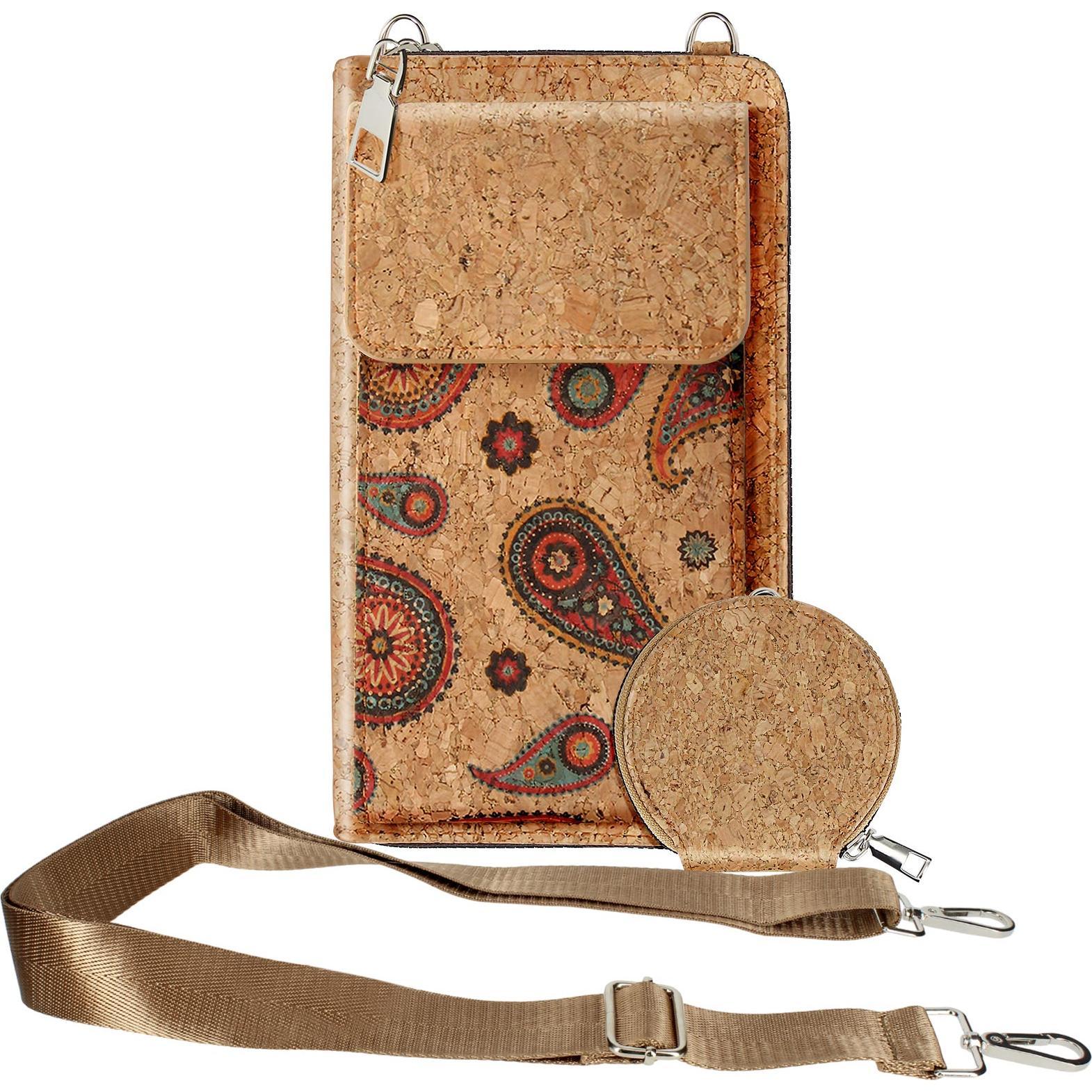 Avizar, Handtasche, EcoCork Korktasche, Mehrfarbig