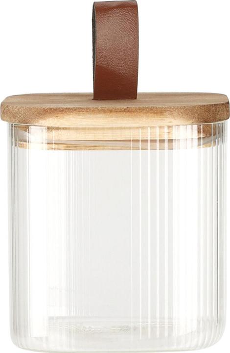 Image du produit Excellent Houseware Bocal à provisions avec couvercle en acacia, 750 ml (0.75 l)