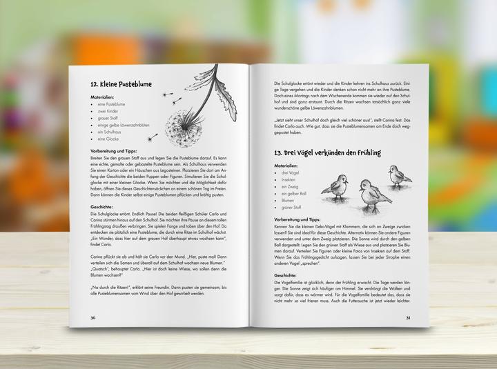 Nährwerte und Zutaten Mit Geschichtensäckchen durch das Jahr! (Deutsch)