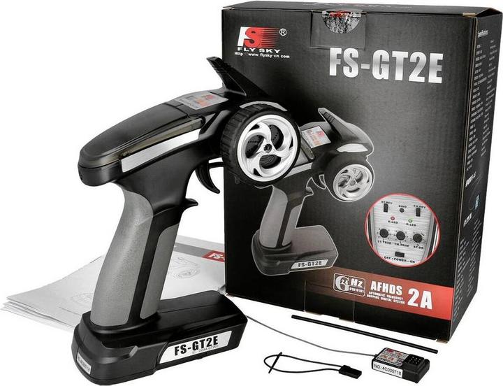 Immagine prodotto Fly Sky FlySky FS-GT2E Pistolengriff-Fernsteuerung 2,4 GHz Anzahl Kanäle: 8 inkl. Empfän