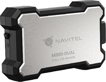 Actual product image Devia Zãznamovã Kamera Na Motorku Navitel M800 Dual (Built-in microphone, Built-in display, GPS receiver, Bluetooth, Accelerometer, Full HD)
