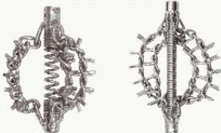 Actual product image KS Tools Chain spinning head, 3 chains, for spiral 22 mm, Ø 45 mm (8.90 cm, 5.20 cm)