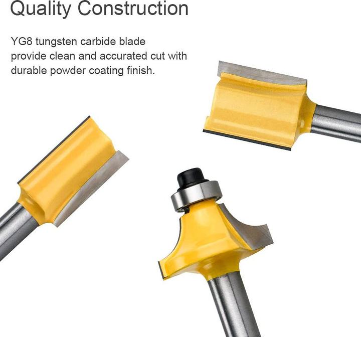 Produktbild Anesty 15tlg. Fräser Set für Oberfräsen