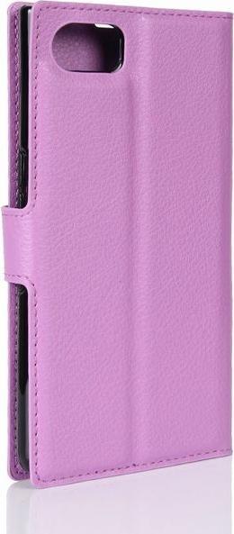 Produktbild MU Classic Litchi Leder Bookcover (Blackberry KEYone)