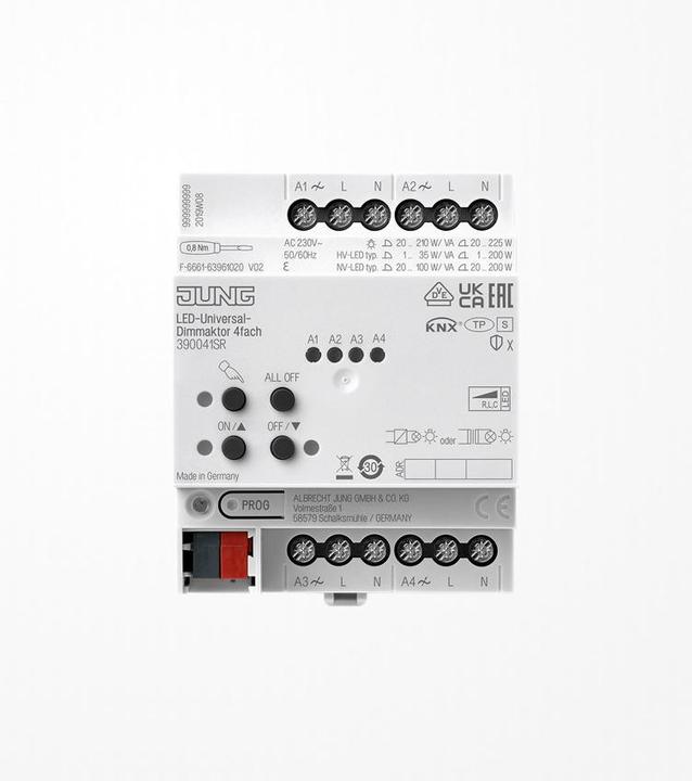 Actual product image JUNG KNX universal dimming actuator (Dimming actuator)