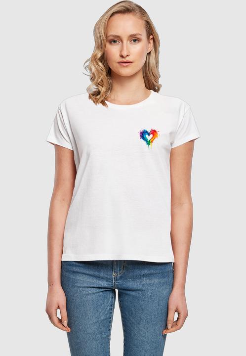 Produktbild Merchcode Ladies Pride Splash Tee - 169797 (XL)