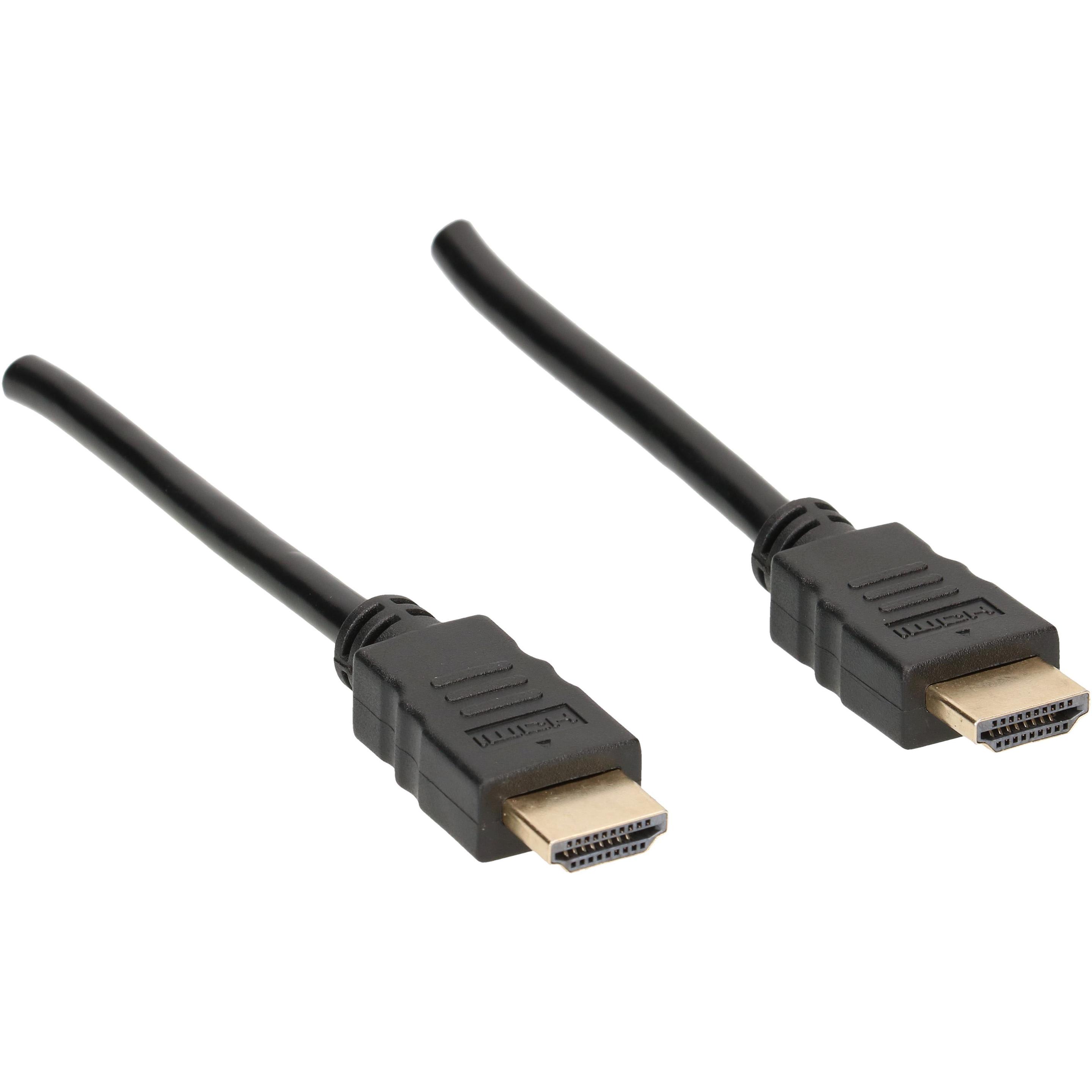 Goobay HDMI (Typ A) — HDMI (Typ A) (3 m), Cavo video, Nero