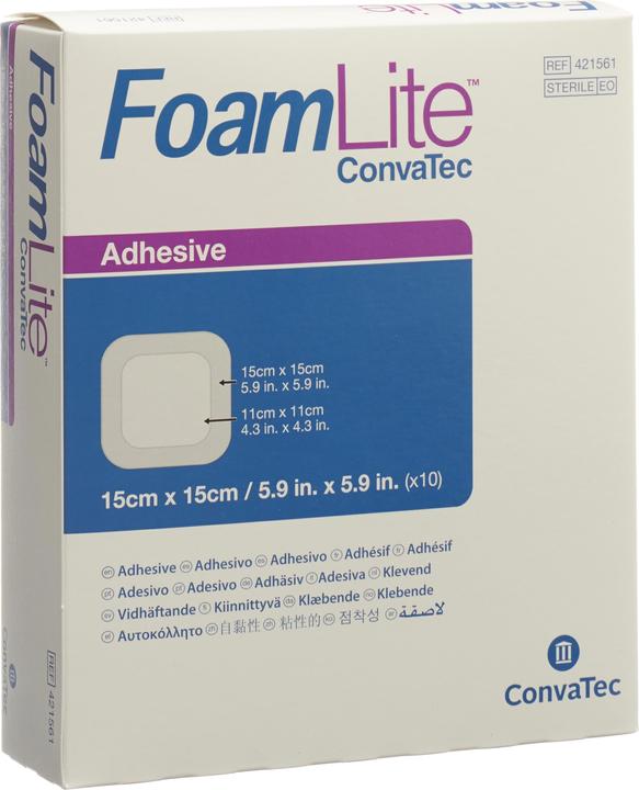 Image du produit ConvaTec Mousse Silicom 15 x 15cm (10 x)
