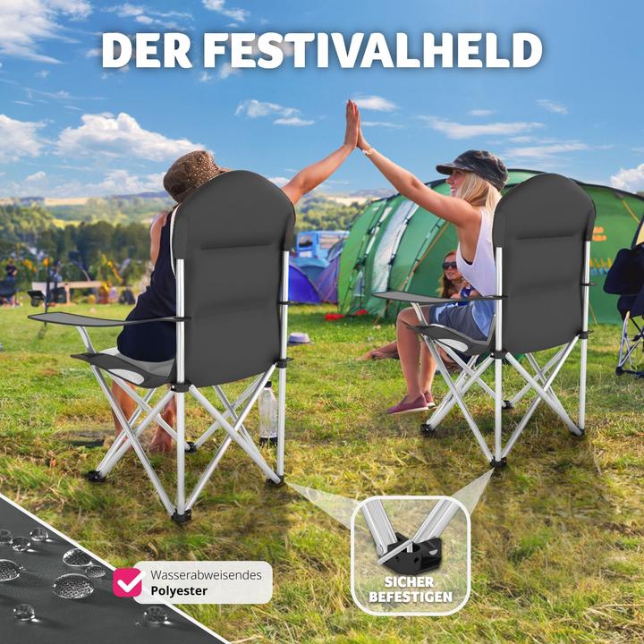 Image du produit tectake Chaises de Camping