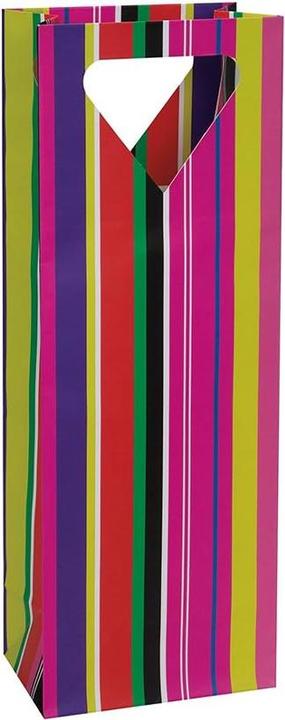 Actual product image Unique Party Striped Wine Bag (Bag, 1 x)