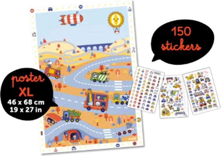 Produktbild Poppik Sticker Kreativ Poster Fahrzeuge